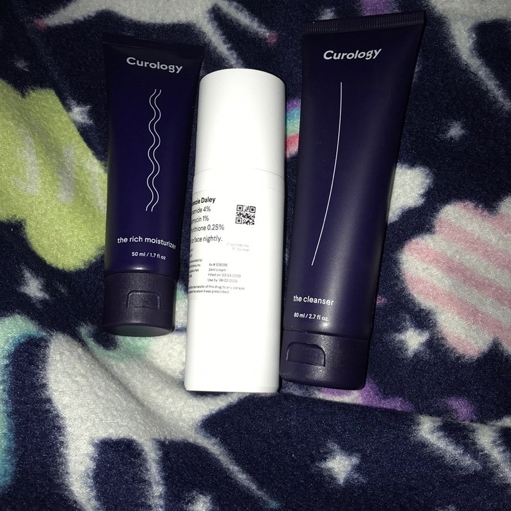 New never used curology set
